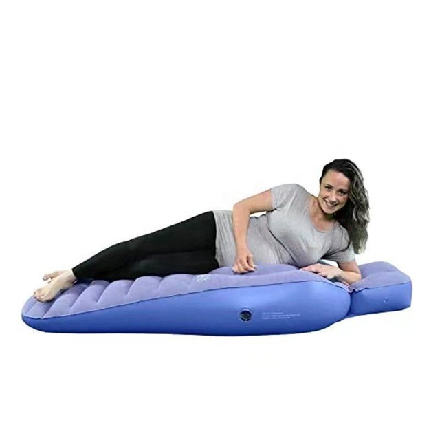 Hot Selling Inflatable Maternity Pregnancy Bed Cozy Bump Pregnancy Pillow Maternity Raft Float With A Hole For Sleeping Prone