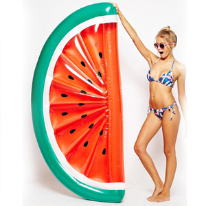 custom Inflatable pool float inflatable swimming toys half a large watermelon shape for swimming pool