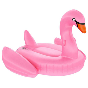 New Inflatable Pink Flamingo Pool Floating Party Bird Island Water Lake Raft Lounger For 6 Person