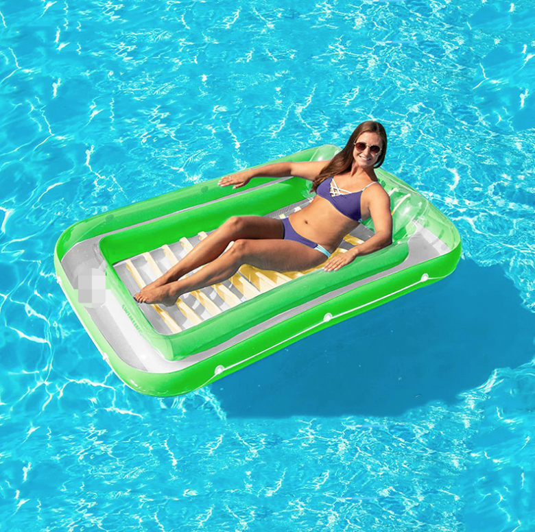 Inflatable Tanning Pool Float For Adults Kids Lounger Series Floating Tan