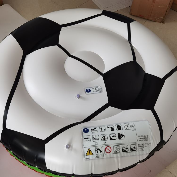Inflatable Island football round float for Kids and Adults