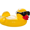 Swimming Ring Inflatable Floating Row Adult Inflatable Water Lounge Chair Large Adult Swimming Pool Yellow Duck