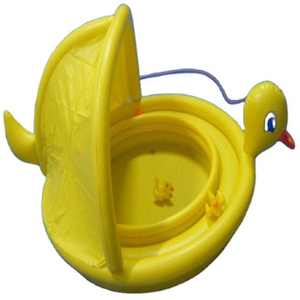 Outdoor PVC Children Swim Cute Duck Pool Inflatable Swimming Baby Pool Water Play Equipment for kids