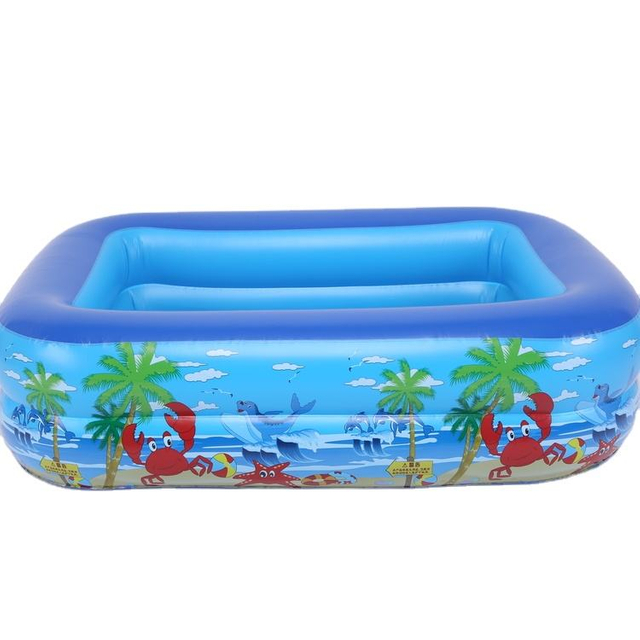 Factory Top Sale Guaranteed Quality Bubble Bottom 2 Ring Inflatable Pool