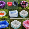 Professional custom Useful Foldable PVC Inflatable Foot Bath Tub Basin for Easy Storage