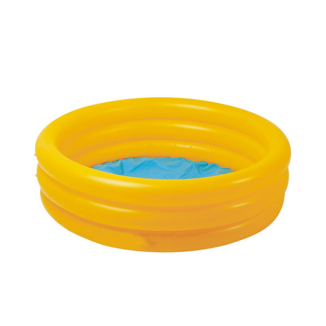 Inflatable PVC Round 3- Ring Kiddie Swimming Pool for Kids Blow up Kid Pool Indoor & Outdoor Swimming Pool