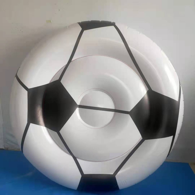 Inflatable Island football round float for Kids and Adults
