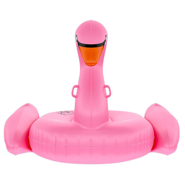 New Inflatable Pink Flamingo Pool Floating Party Bird Island Water Lake Raft Lounger For 6 Person