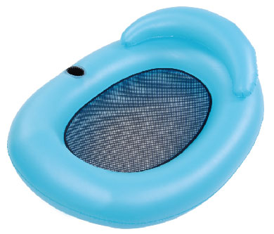 Inflatable Pool Lounge Swimming Pool Lounger with Headrest For Adults