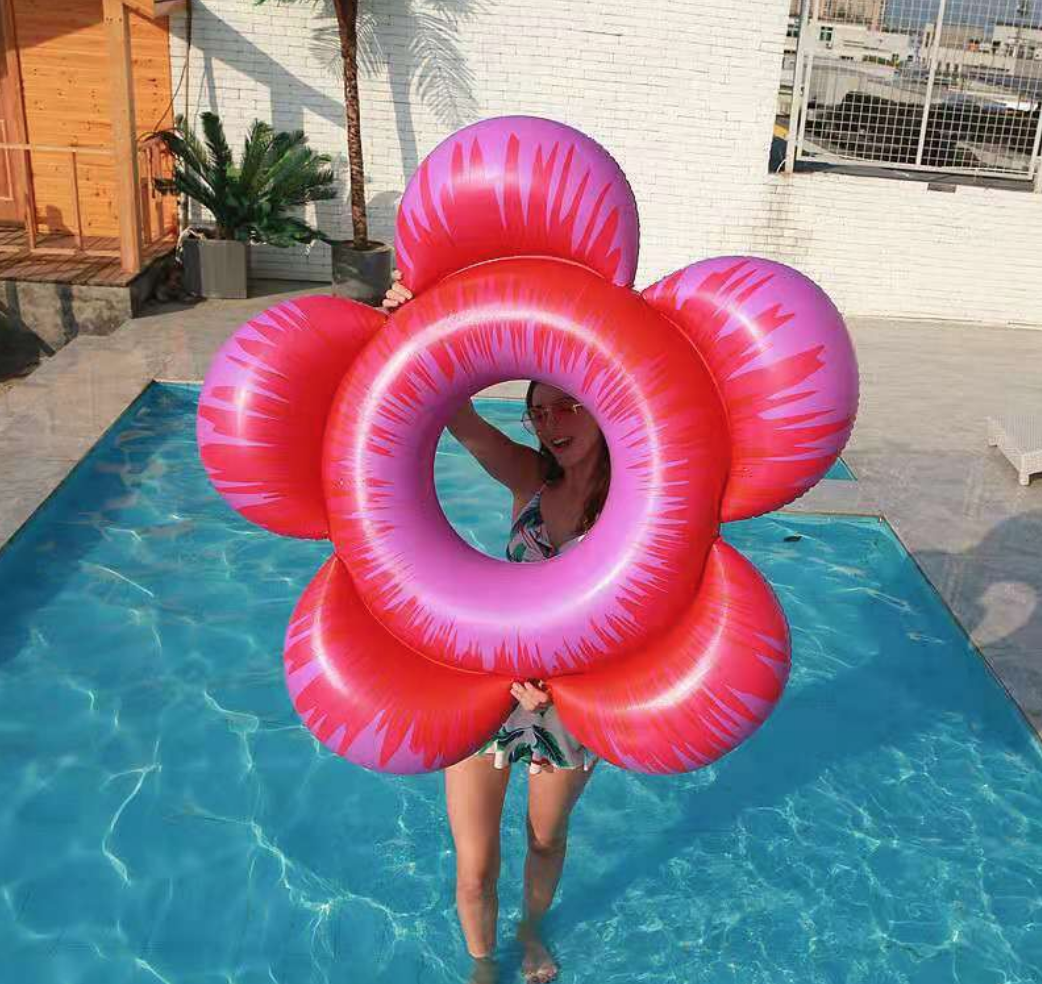 Inflatable Flower Shaped Swim Ring