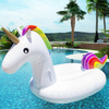 Large Inflatable Unicorn Pool Float Party Toys with Durable Handles Summer Beach Float Swimming Pool Inflatables Ride-on Pool Island